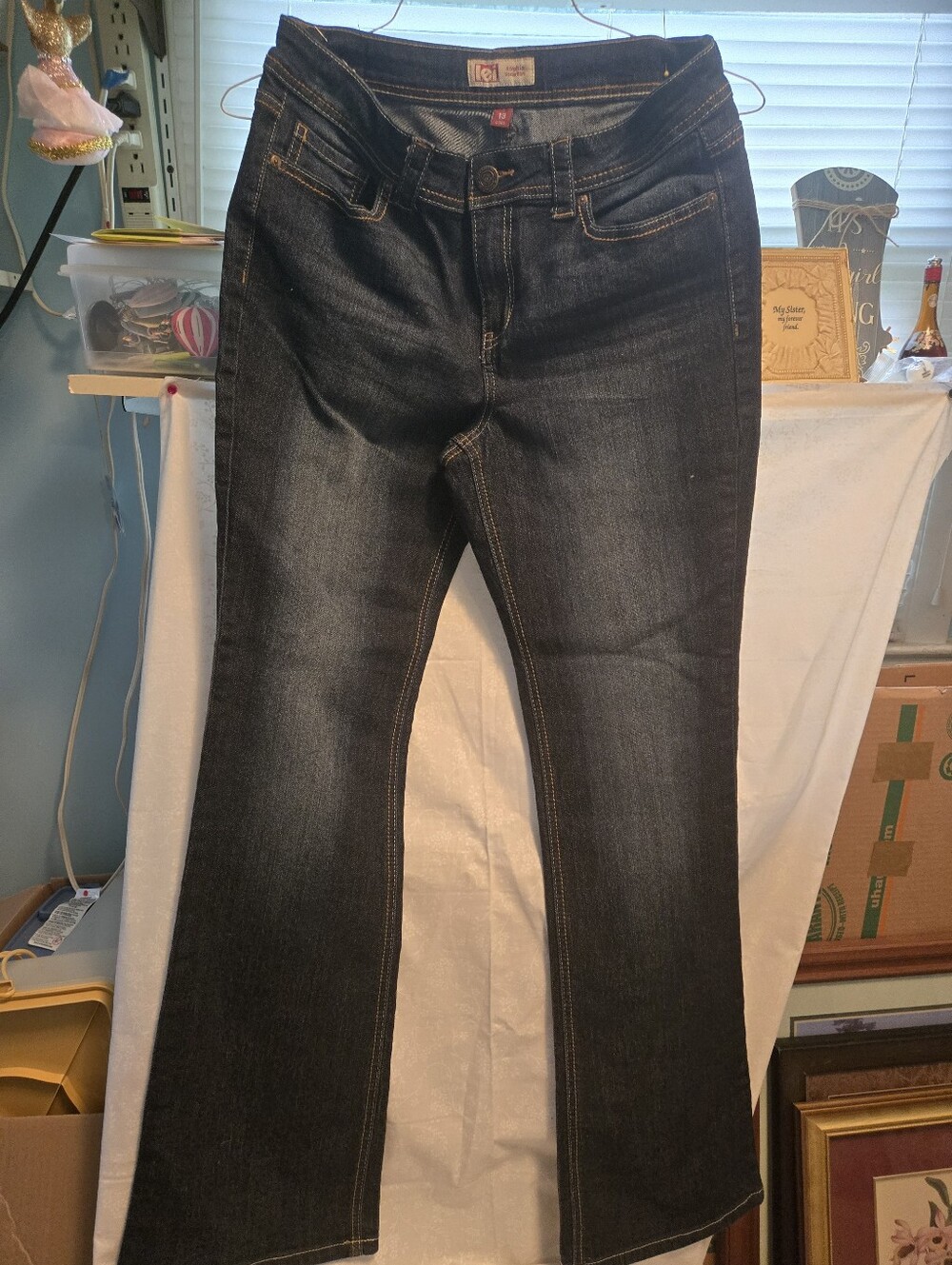 Lee Black Wash Bootcut Jeans